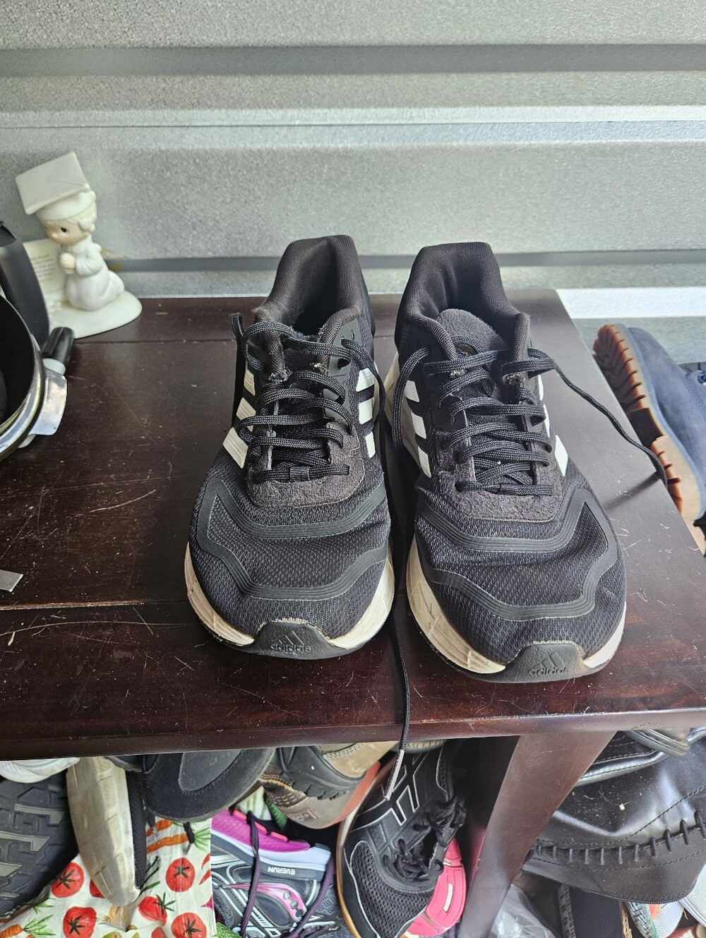 Adidas Duramo 10 Black & White Men’s Size 9 Running Shoes Sneakers Gy3867